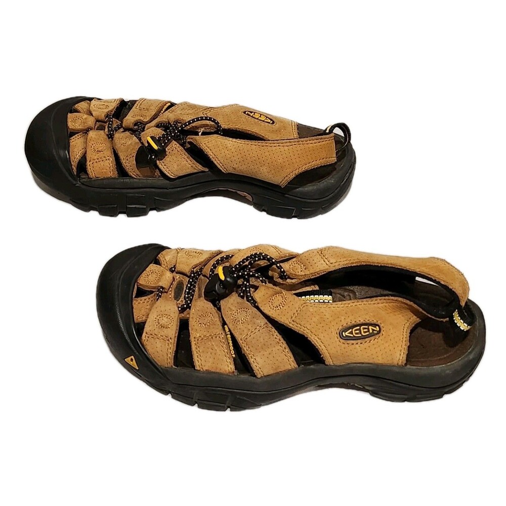 Keen Women's Leather Closed Toe Hiking Sport Sandals Tan Size 8 - Picture 3 of 11